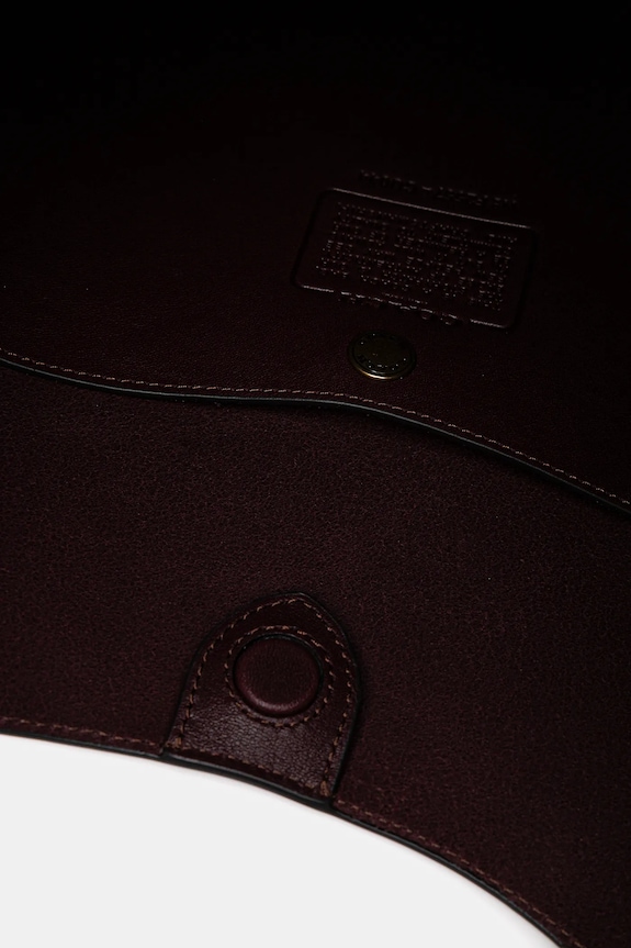 Coach geantă de piele Brooklyn Shoulder Bag 39 CU044 burgundia