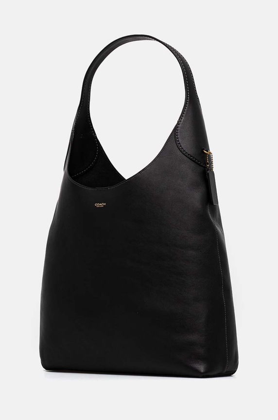 Coach borsa a mano in pelle Brooklyn Shoulder Bag 39 CU044 nero AA00
