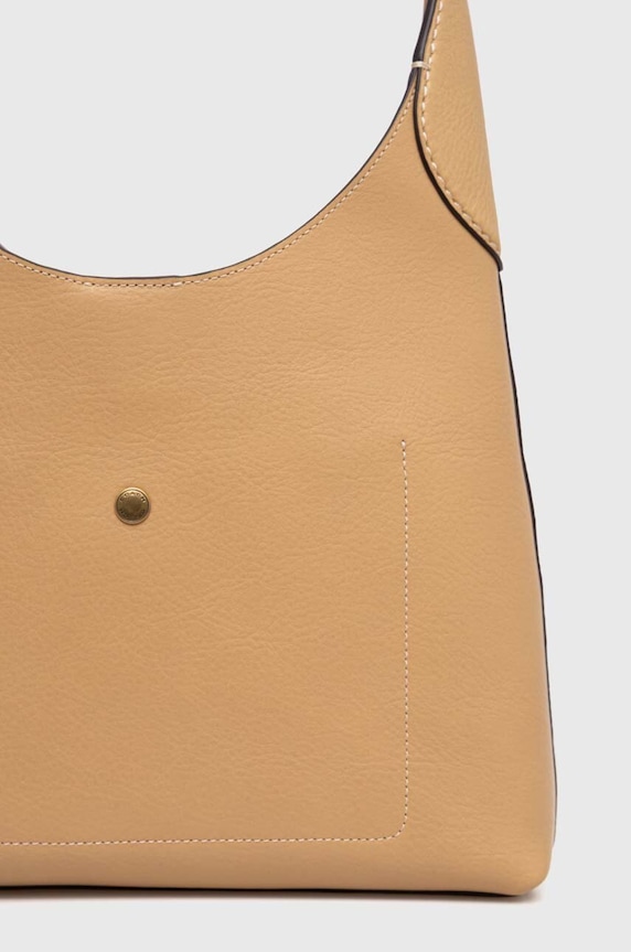 Doplňky Kožená kabelka Coach Brooklyn Shoulder Bag 28 CU068 žlutá