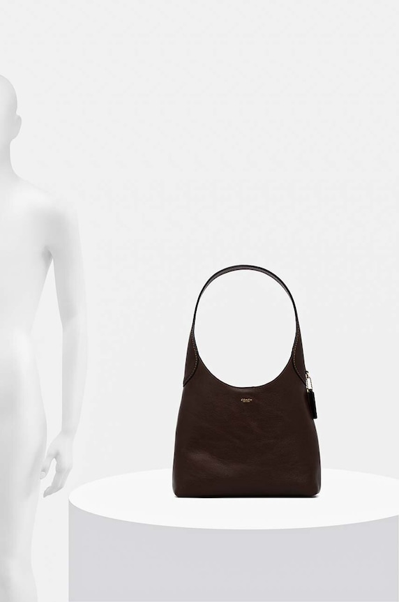Coach geantă de piele Brooklyn Shoulder Bag 28 CU068