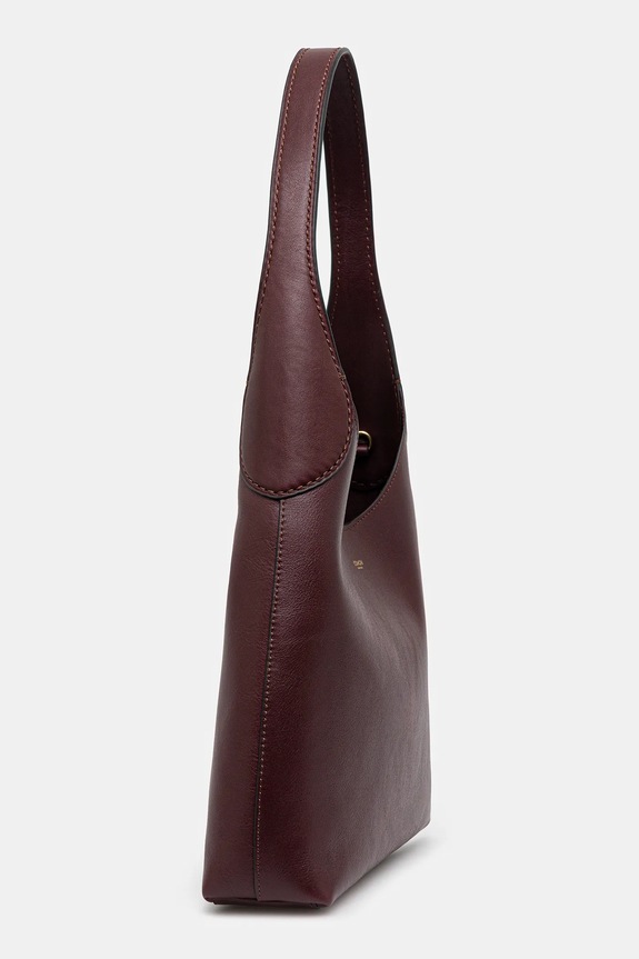 Coach geantă de piele Brooklyn Shoulder Bag 28 CU068 burgundia AA00