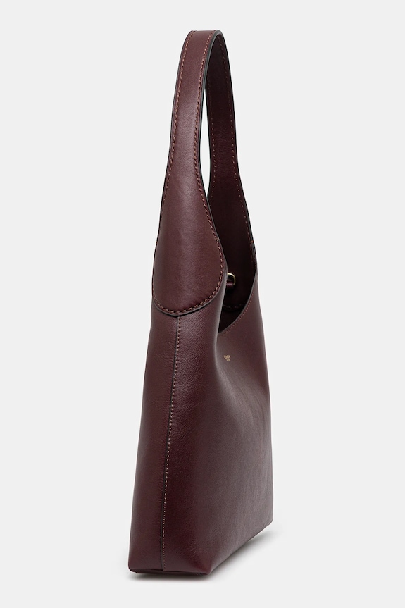 Coach geantă de piele Brooklyn Shoulder Bag 28 CU068 burgundia AA00
