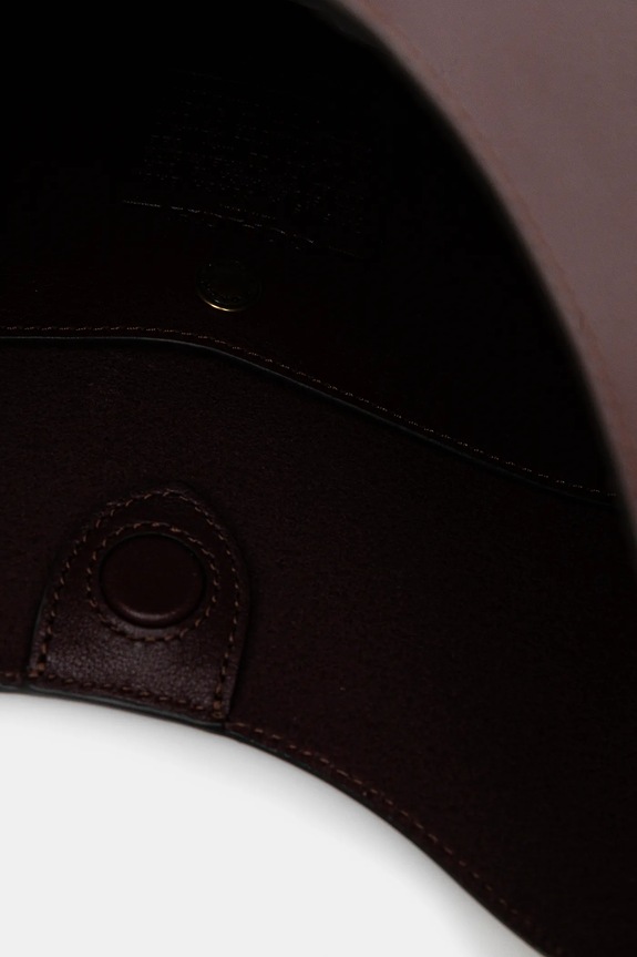 Coach geantă de piele Brooklyn Shoulder Bag 28 CU068 burgundia