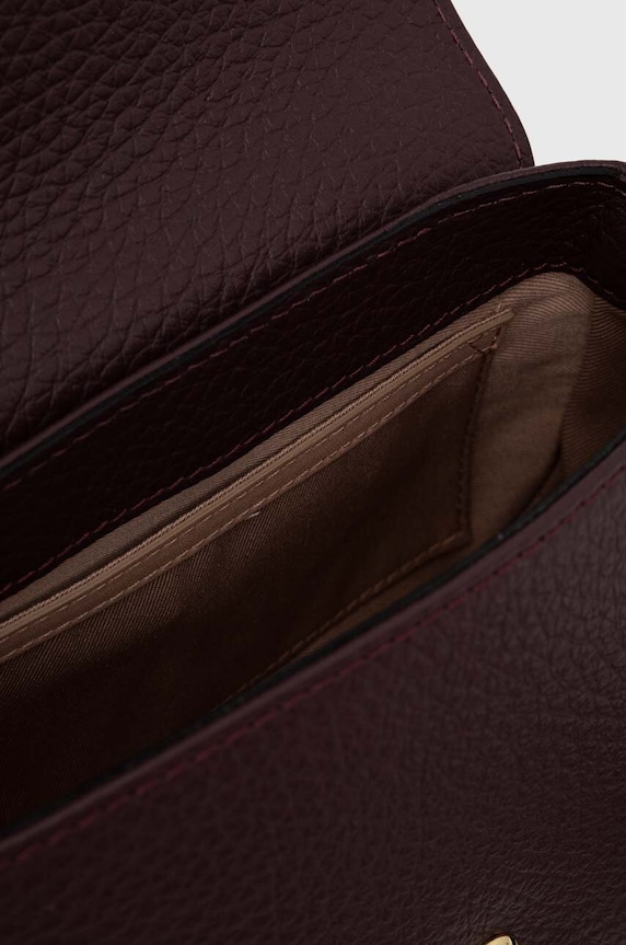 Kožená kabelka Gianni Chiarini CHIARA BS.10940.TKL fialová