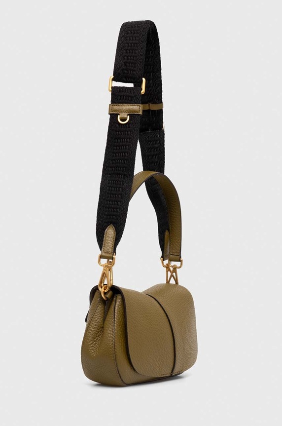 Gianni Chiarini keresztpántos táska női bőr HELENA ROUND BS.11088.TKL zöld SS26