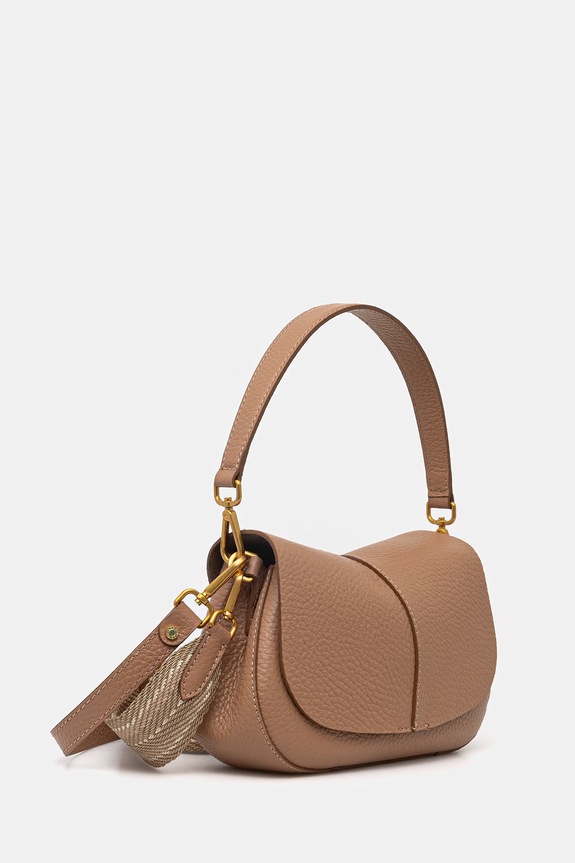 Gianni Chiarini crossbody kabelka dámska kožená HELENA ROUND BS.11088.TKL hnedá SS26