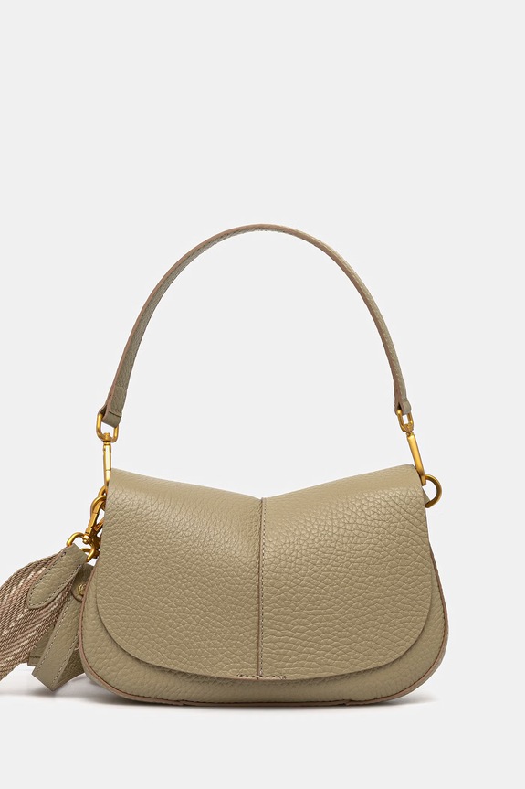 Gianni Chiarini crossbody kabelka dámska kožená HELENA ROUND zelená BS.11088.TKL