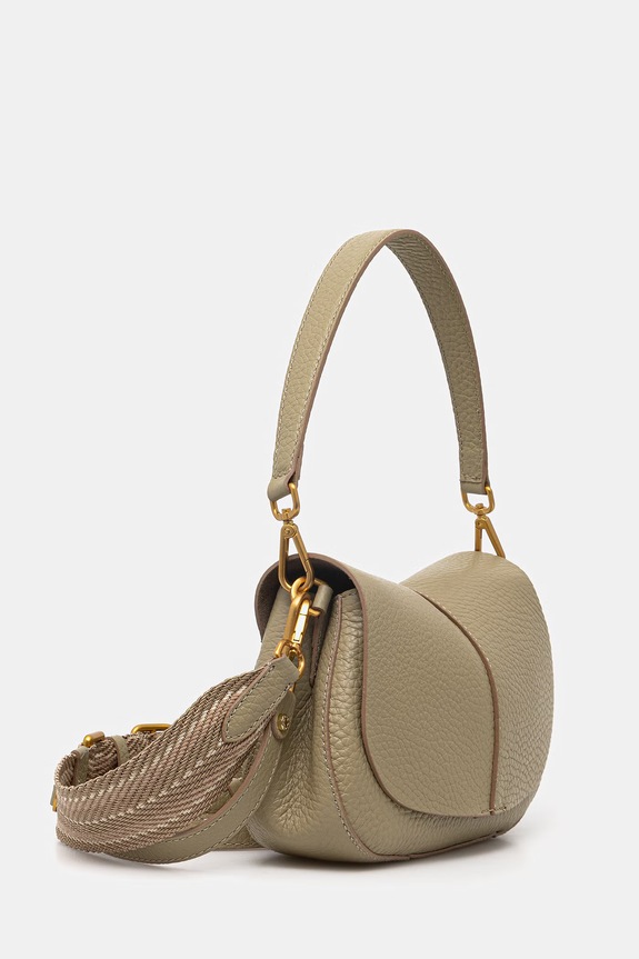 Gianni Chiarini crossbody kabelka dámska kožená HELENA ROUND BS.11088.TKL zelená SS26