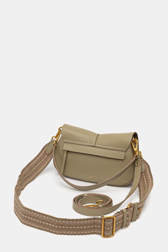 Gianni Chiarini crossbody kabelka dámska kožená HELENA ROUND zelená BS.11088.TKL