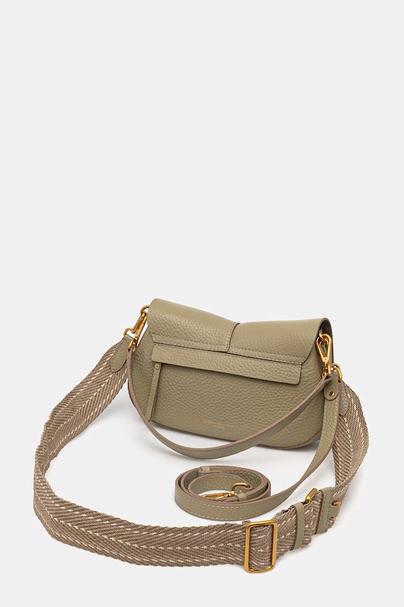 Gianni Chiarini crossbody kabelka dámska kožená HELENA ROUND zelená BS.11088.TKL