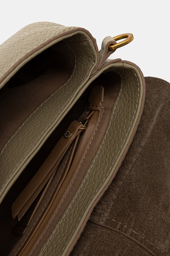 Gianni Chiarini crossbody kabelka dámska kožená HELENA ROUND BS.11088.TKL zelená
