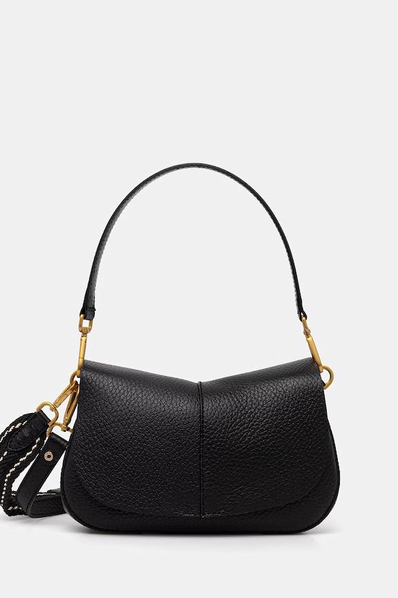 Gianni Chiarini crossbody kabelka dámska kožená HELENA ROUND čierna BS.11088.TKL