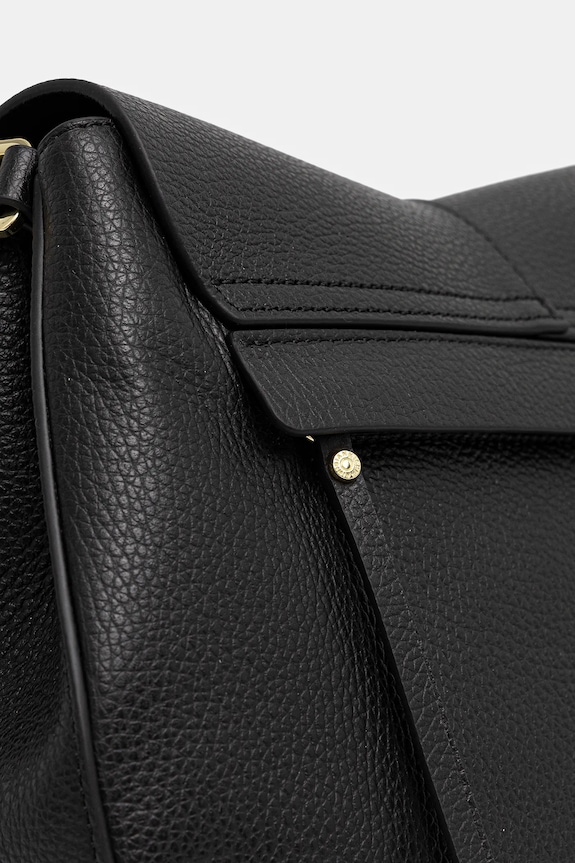 Kožená kabelka Gianni Chiarini HELENA ROUND čierna BS.6037/COMM.GRN