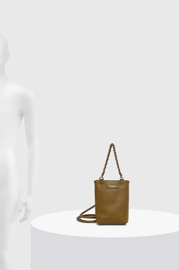 Kožená kabelka Gianni Chiarini CAMILLA BS.9590/COMM.GRN zelená