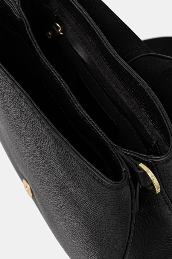 Δερμάτινη τσάντα Gianni Chiarini HELENA ROUND BS.6036/COMM.GRN μαύρο