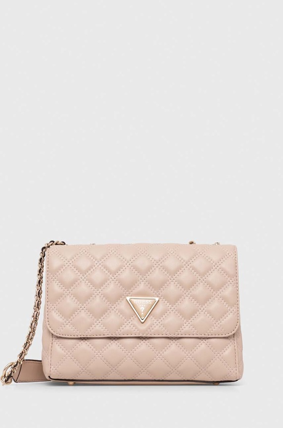 Torba Guess GIULLY bez uzorka roza HWQG87.48200