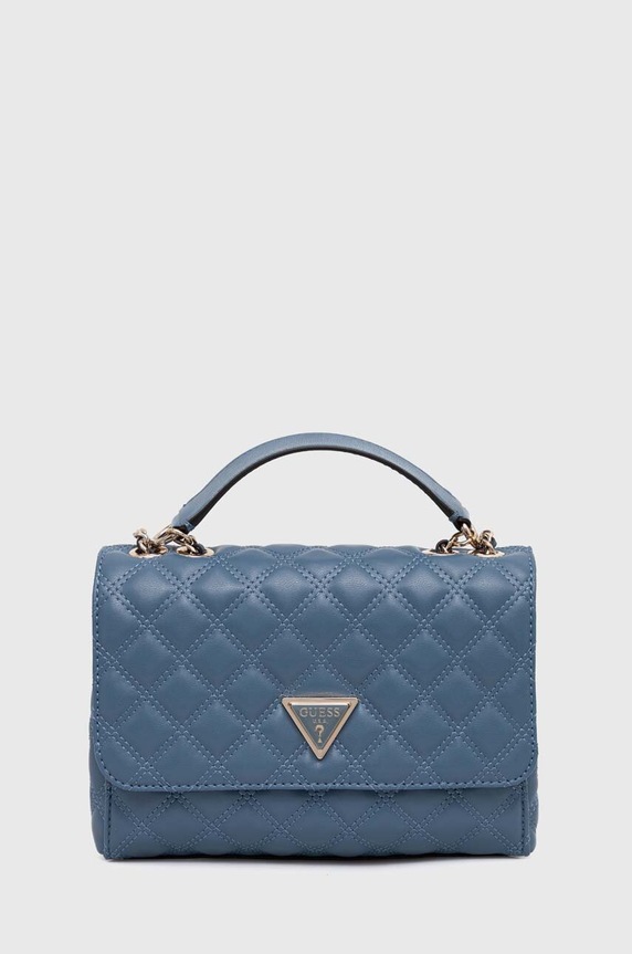 Guess torebka GIULLY nie mieści A4 niebieski HWQG87.48200
