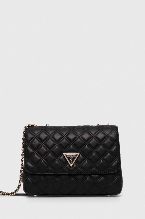 Guess torebka GIULLY nie mieści A4 czarny HWQG87.48200