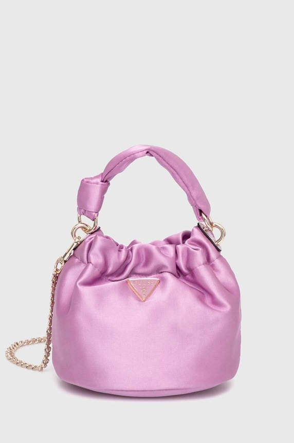 Guess torebka TWILLER nie mieści A4 różowy HWEG93.10700