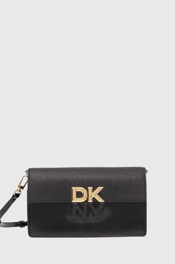 Dkny borsetta pelle fiore nero R42FKE32