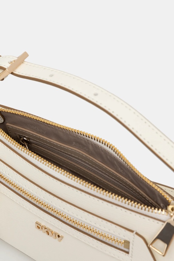 Dkny borsa a mano in pelle R42HKE18 beige