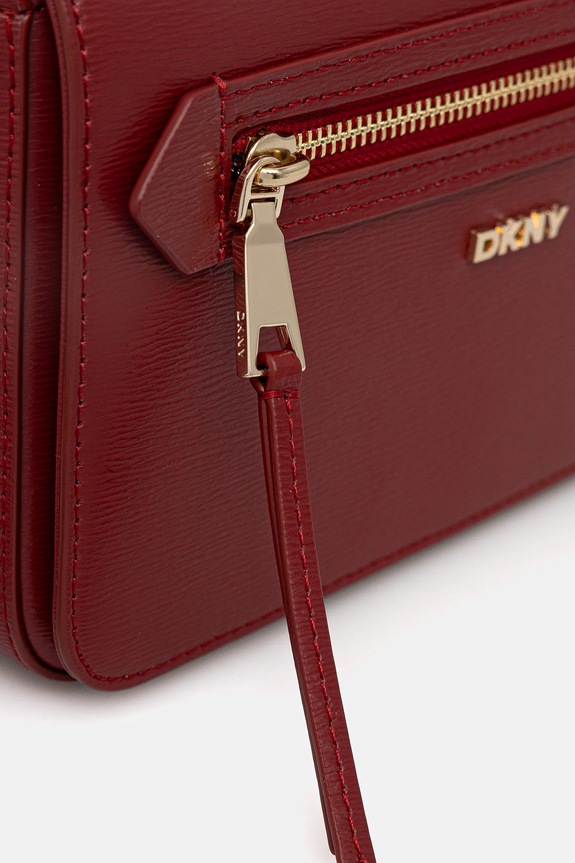 Δερμάτινη τσάντα Dkny κόκκινο R42E3E21