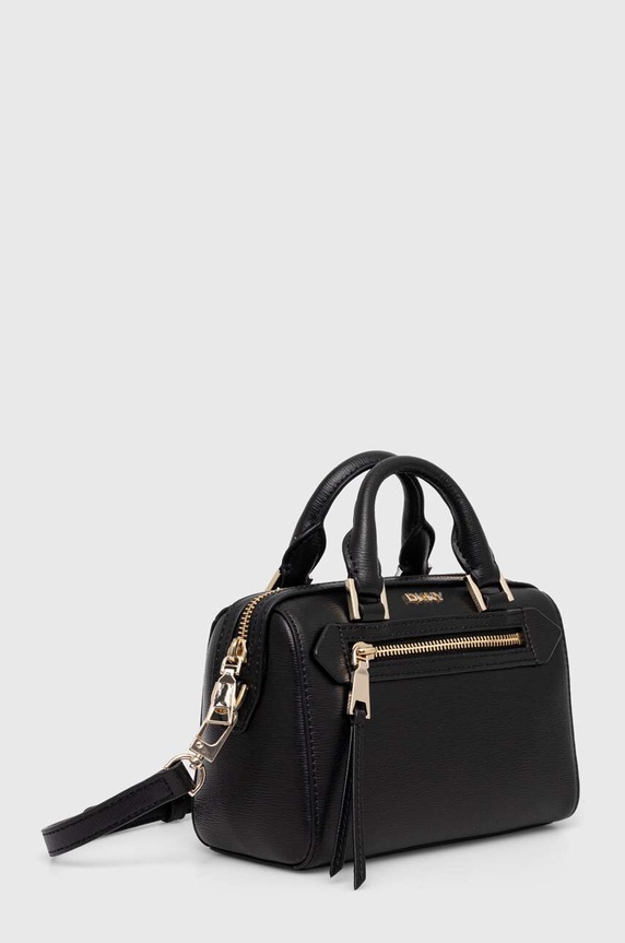 Kožená kabelka Dkny R42DKE19 černá SS25