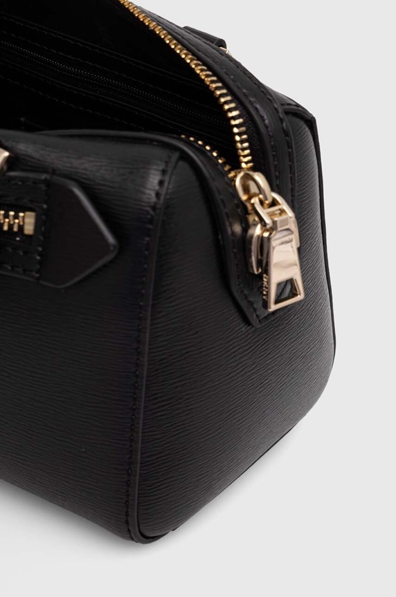 Kožená kabelka Dkny R42DKE19 černá