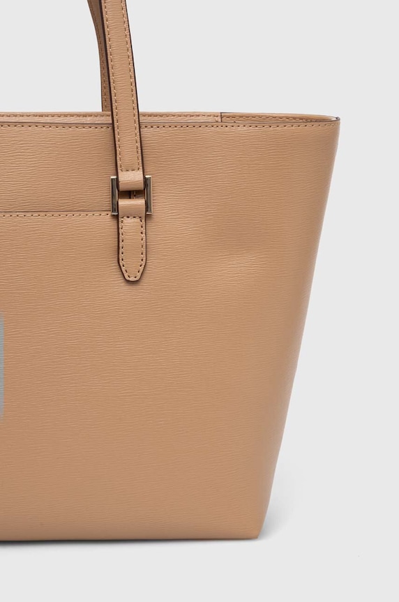 Akcesoria Dkny torebka skórzana R42A3E20 beżowy