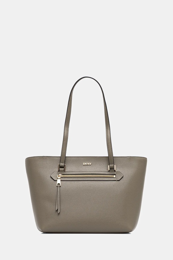 Dkny borsa a mano in pelle pelle fiore verde R42A3E20