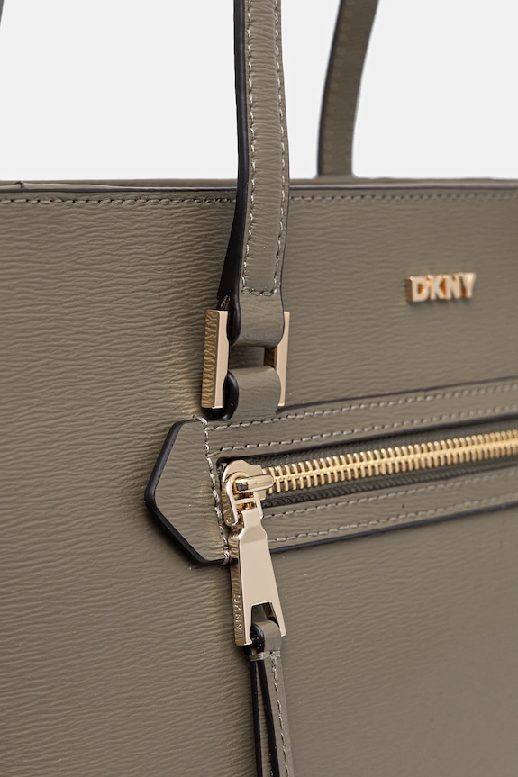 Dkny borsa a mano in pelle verde R42A3E20