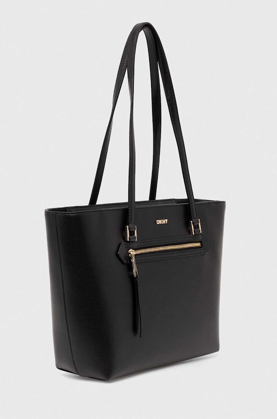 Dkny borsa a mano in pelle R42A3E20 nero SS25