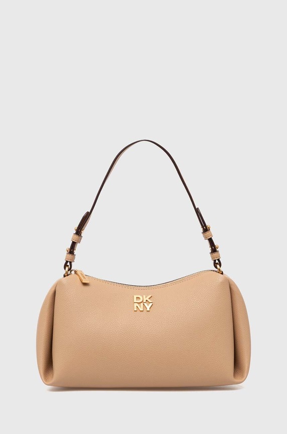 DKNY torebka rogal damska nie mieści A4 beżowy R423AE54
