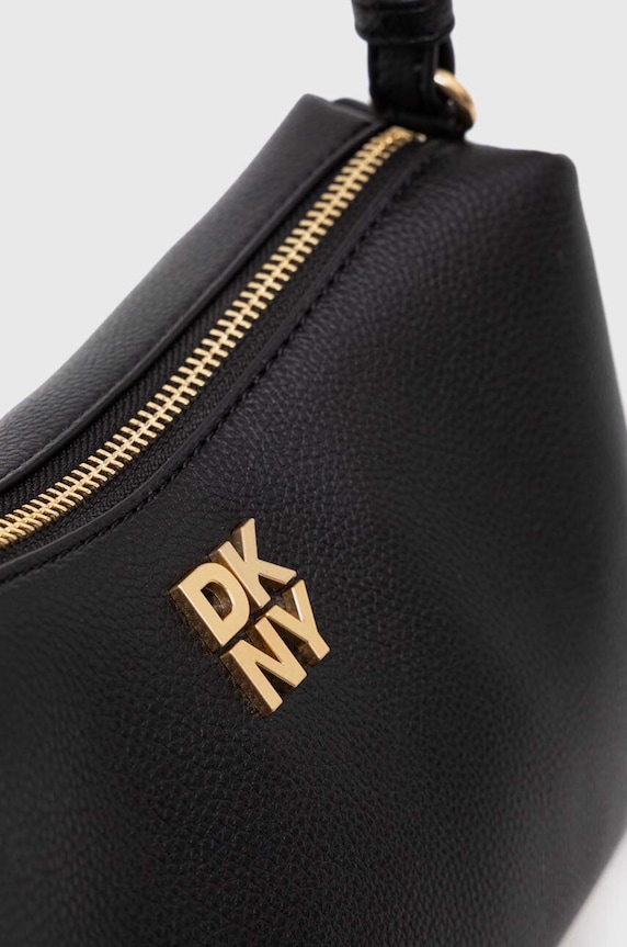 DKNY чанта тип кроасан дамска черен R423AE54