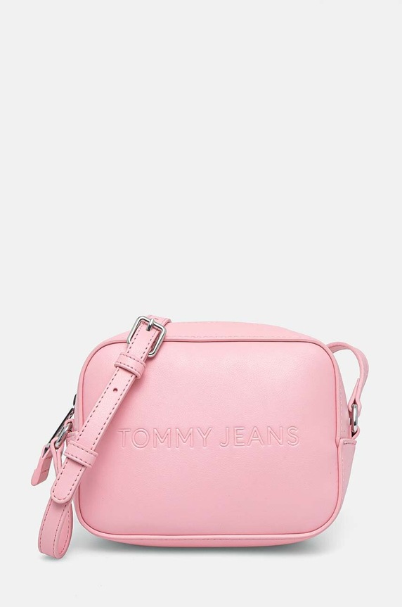 Tommy Jeans torebka aplikacja różowy AW0AW16274