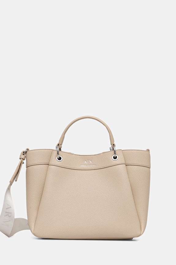 Armani Exchange kézitáska szintetikus bőr bézs 942911.CC783