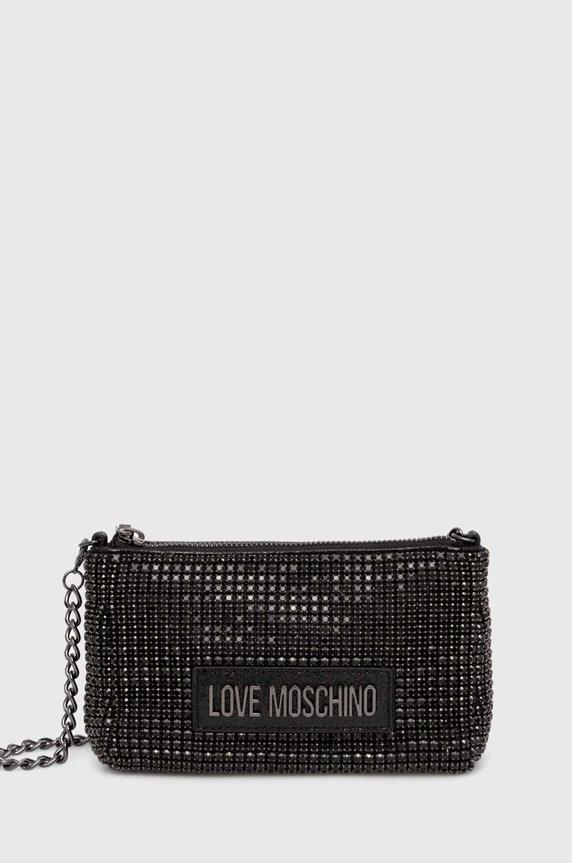 Love Moschino torebka tekstylny czarny JC4046PP1L