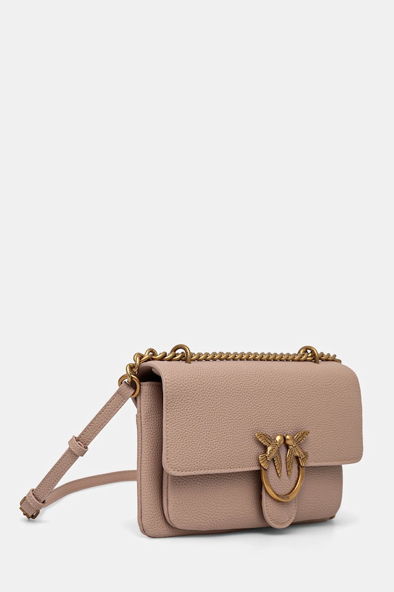 Pinko torebka skórzana 104528.A29Q różowy AW25
