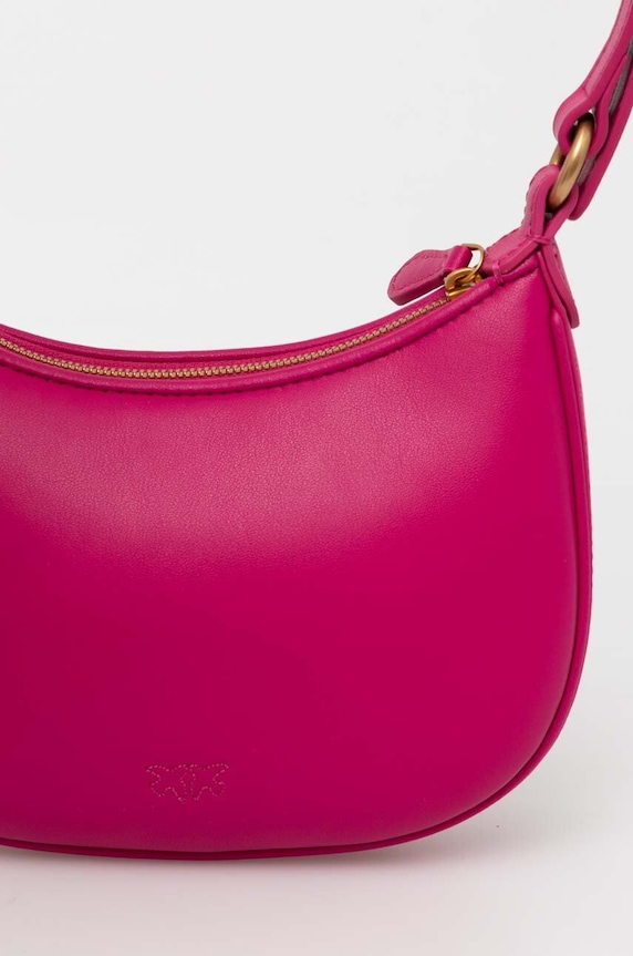 Кожаная сумочка Pinko розовый 103538.A0F1