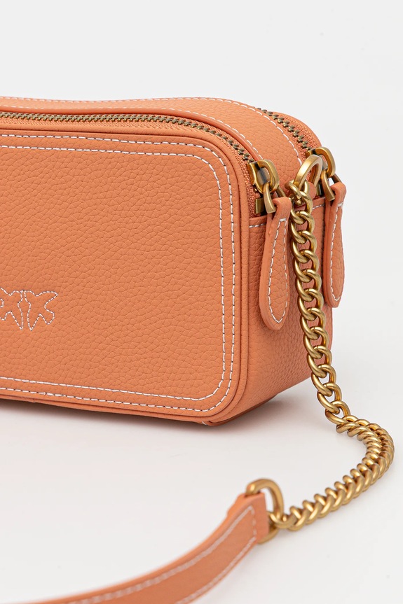 Accessori Pinko borsa a mano in pelle 103799.A1LF arancione