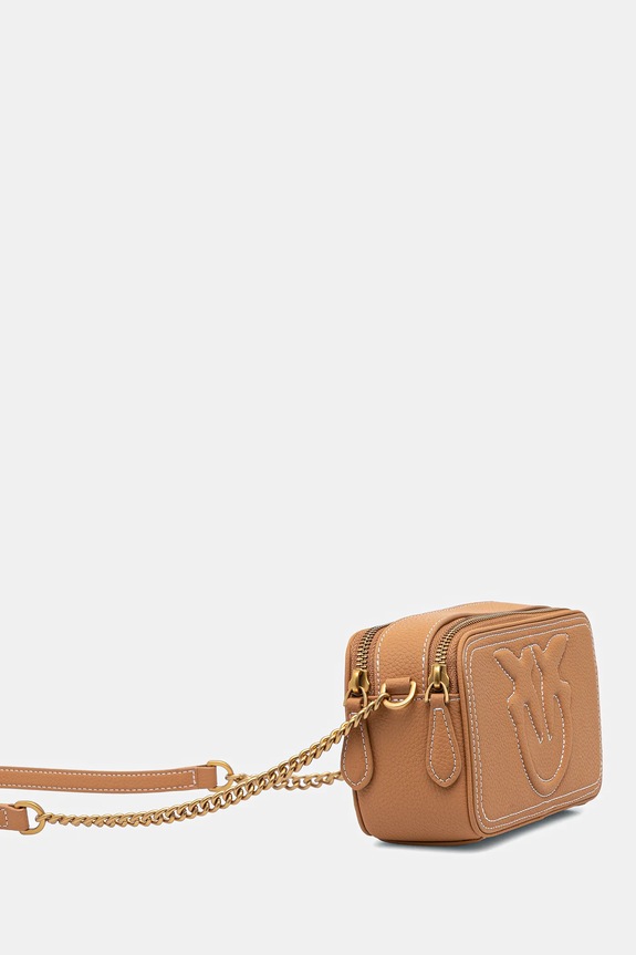 Δερμάτινη τσάντα Pinko 103799.A1LF καφέ AA00