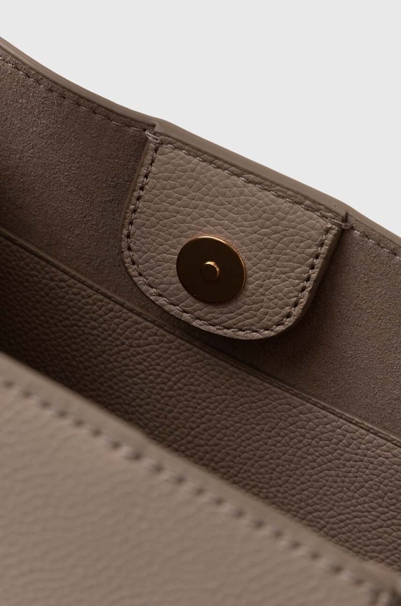 Tory Burch bőr táska McGraw Small 158500.200 bézs
