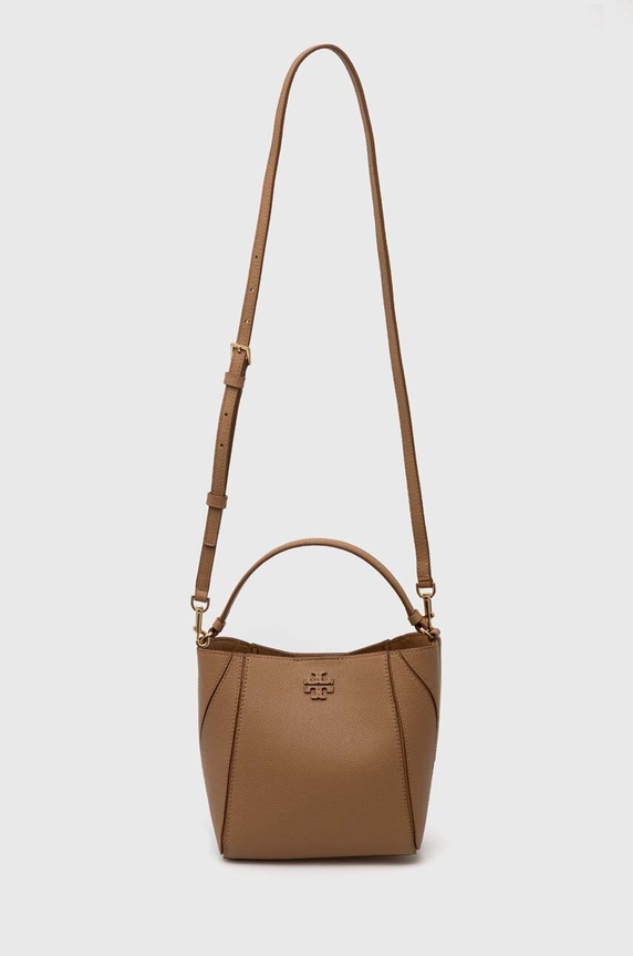 Tory Burch bőr táska McGraw Small 158500.227 barna