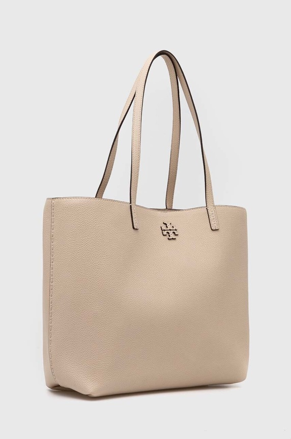 Tory Burch bőr táska McGraw 152221.724 bézs AW24