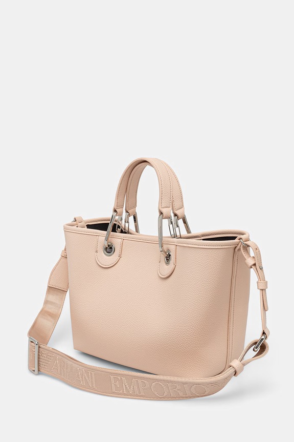 Akcesoria Emporio Armani torebka crossbody damska EW000361.AF12036 beżowy