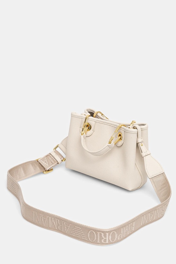 Akcesoria Emporio Armani torebka EW000382.AF12036 beżowy