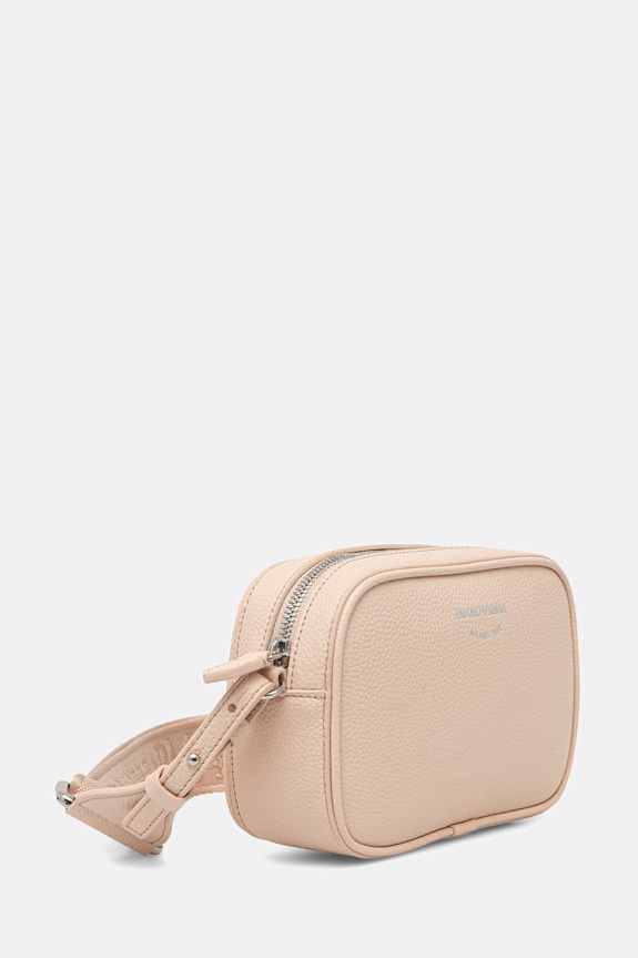 Emporio Armani geantă crossbody pentru femei cu imitație de piele EW000537.AF12036 bej SS26