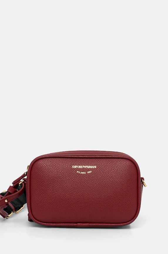Emporio Armani kézitáska szintetikus bőr burgundia EW000537.AF12036