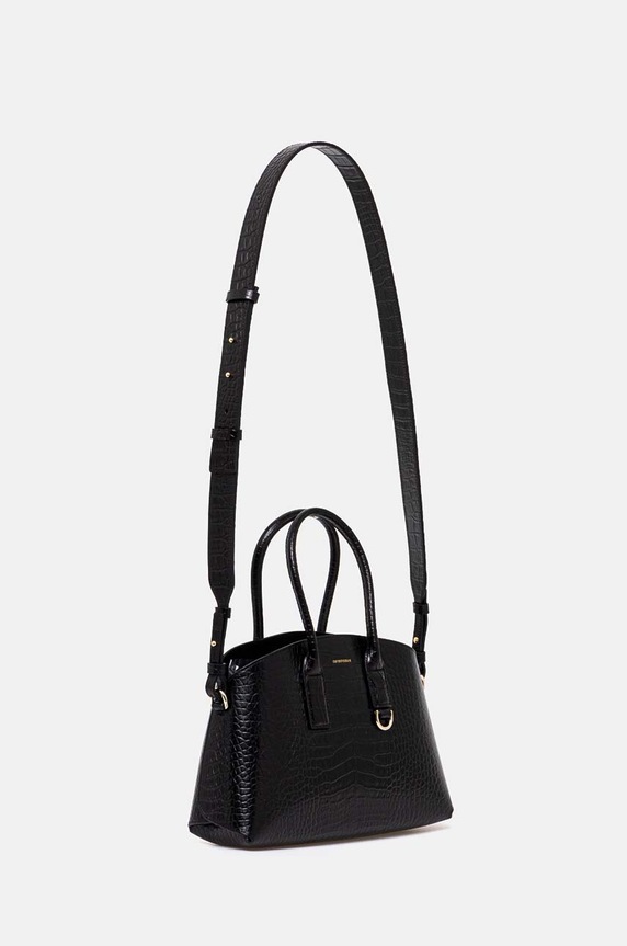 Emporio Armani torebka skórzana EW000364.AF11948 czarny AW24