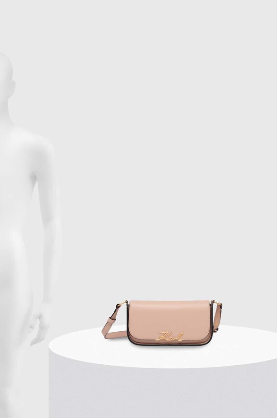 Karl Lagerfeld poseta de piele 245W3043